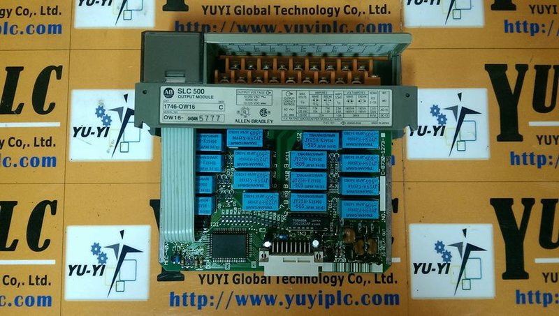 A-B SLC 500 1746-OW16 OUTPUT MODULE - 裕益科技自動化設備可程式編碼器PLC分散式控制系統DCS